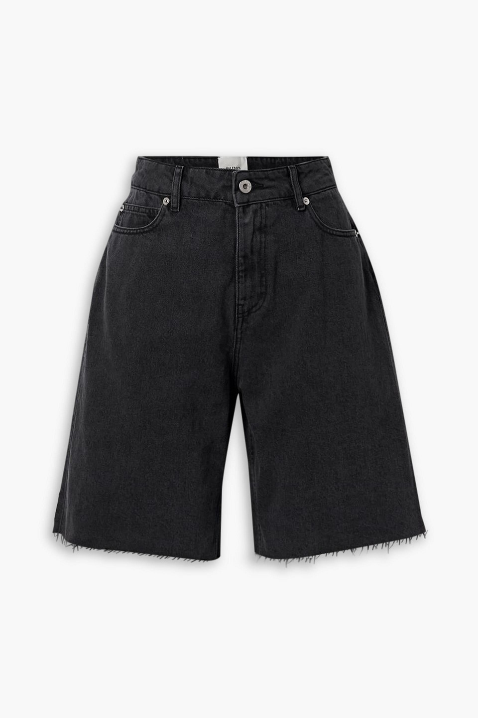 Halfboy Denim Shorts In Black