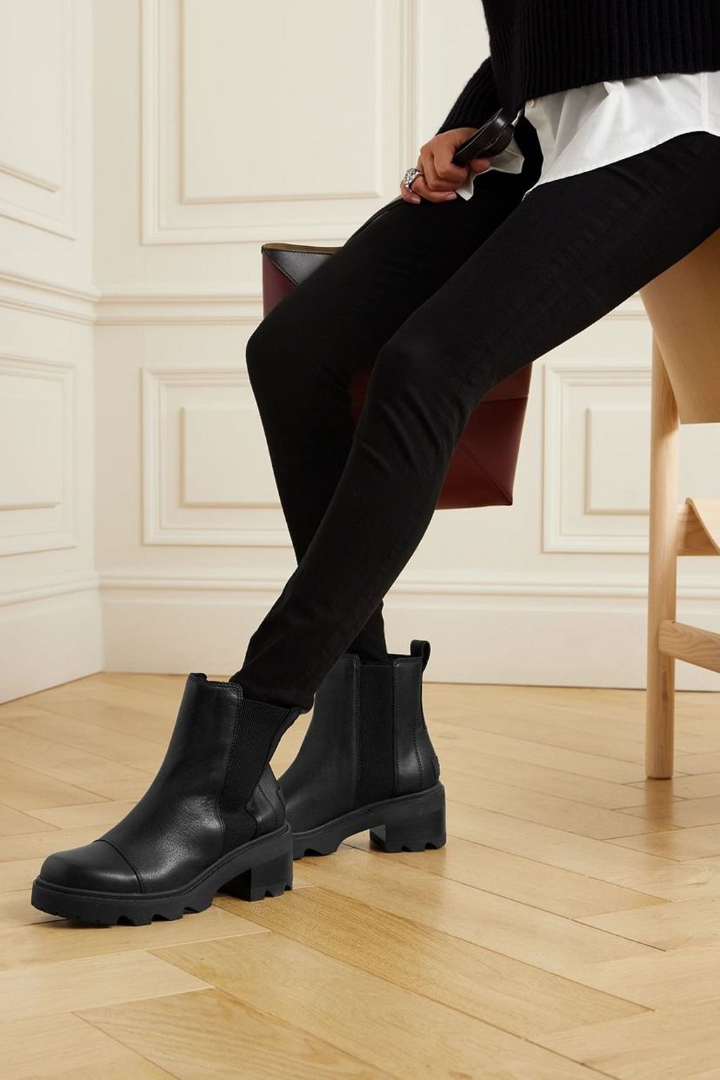 Sorel textured ankle boots outlet
