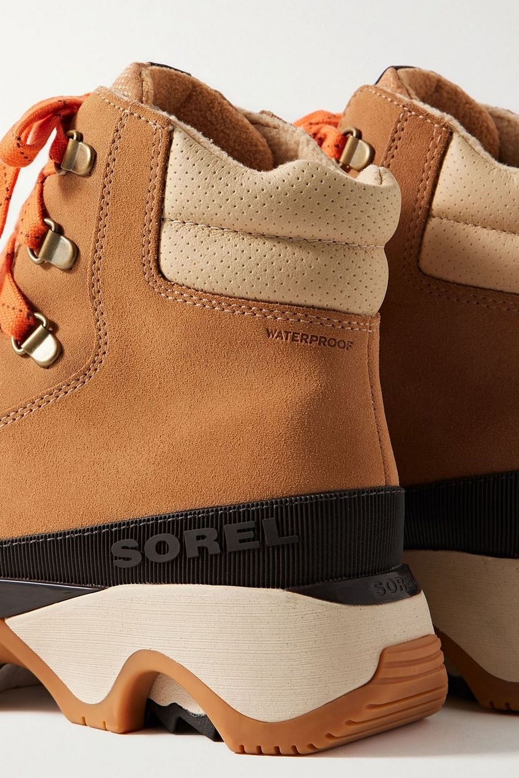 SOREL Suede and leather ankle boots