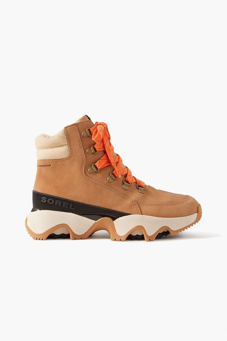 Sorel Impact Conquest Sneaker Boots In Camel