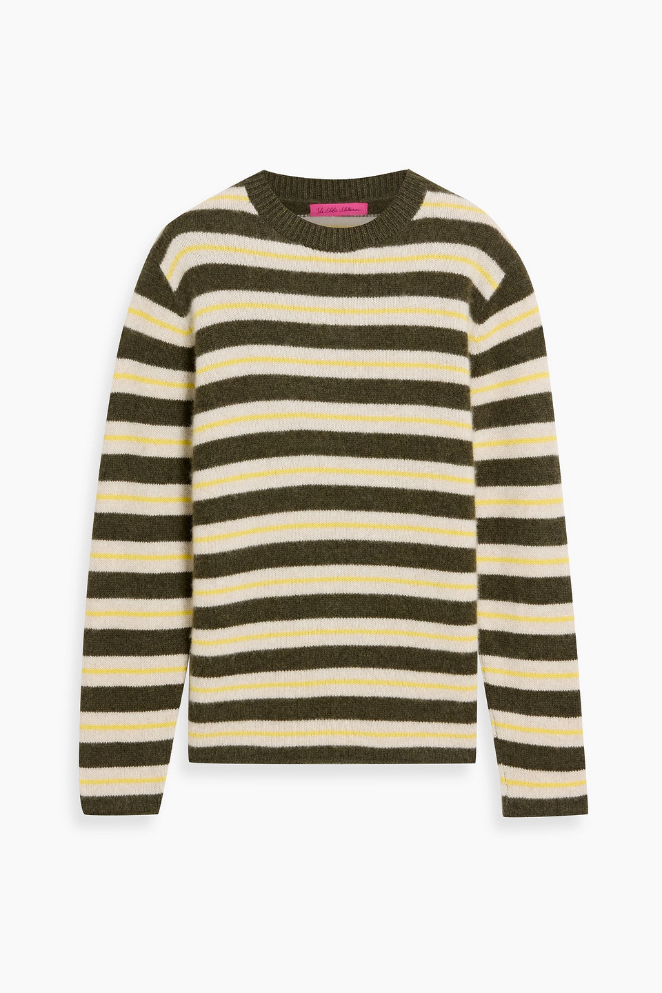 The Elder Statesman Sinful Striped Cashmere Sweater In Multi