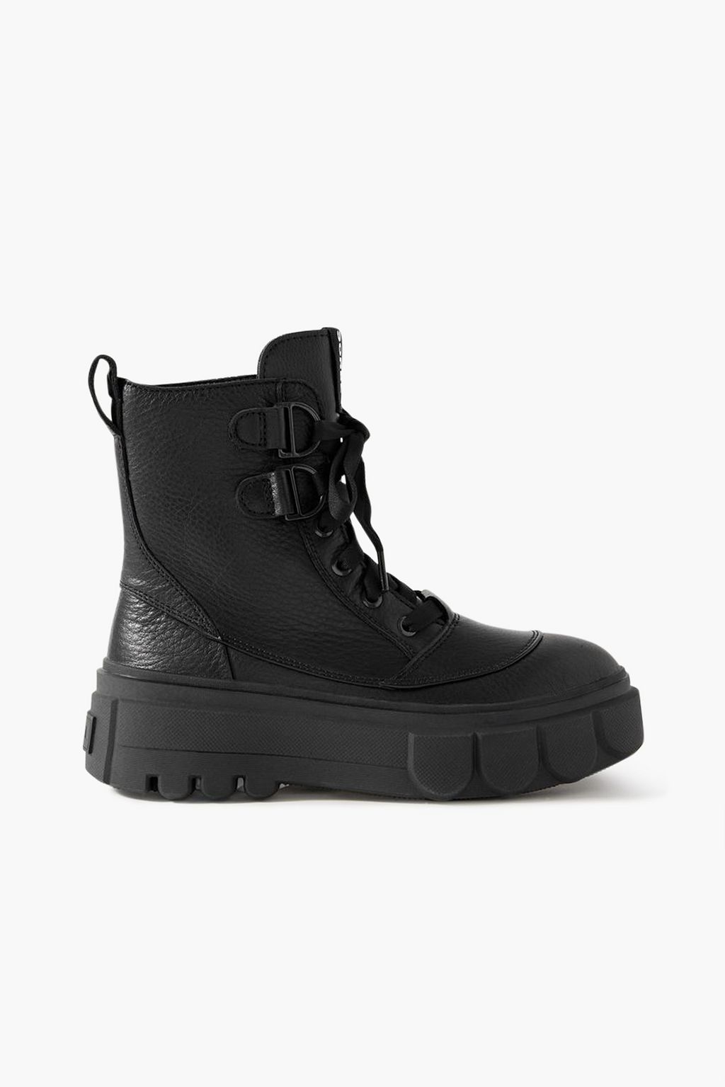 Caribou X textured leather boots black US 5.5
