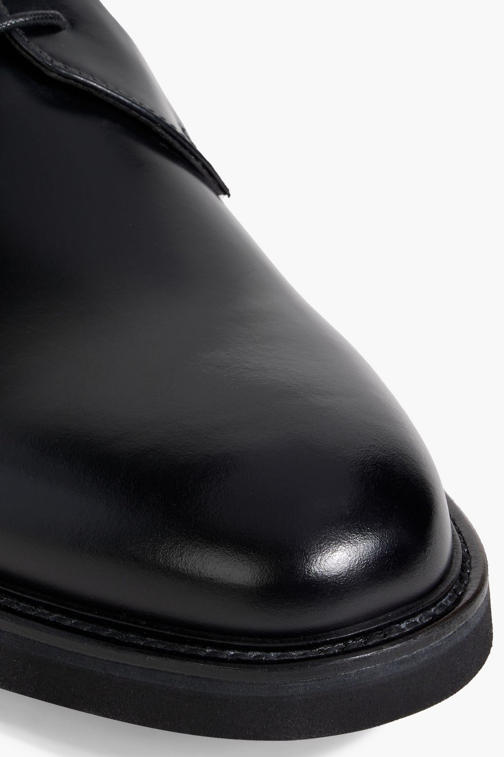 CANALI Glossed-leather derby shoes
