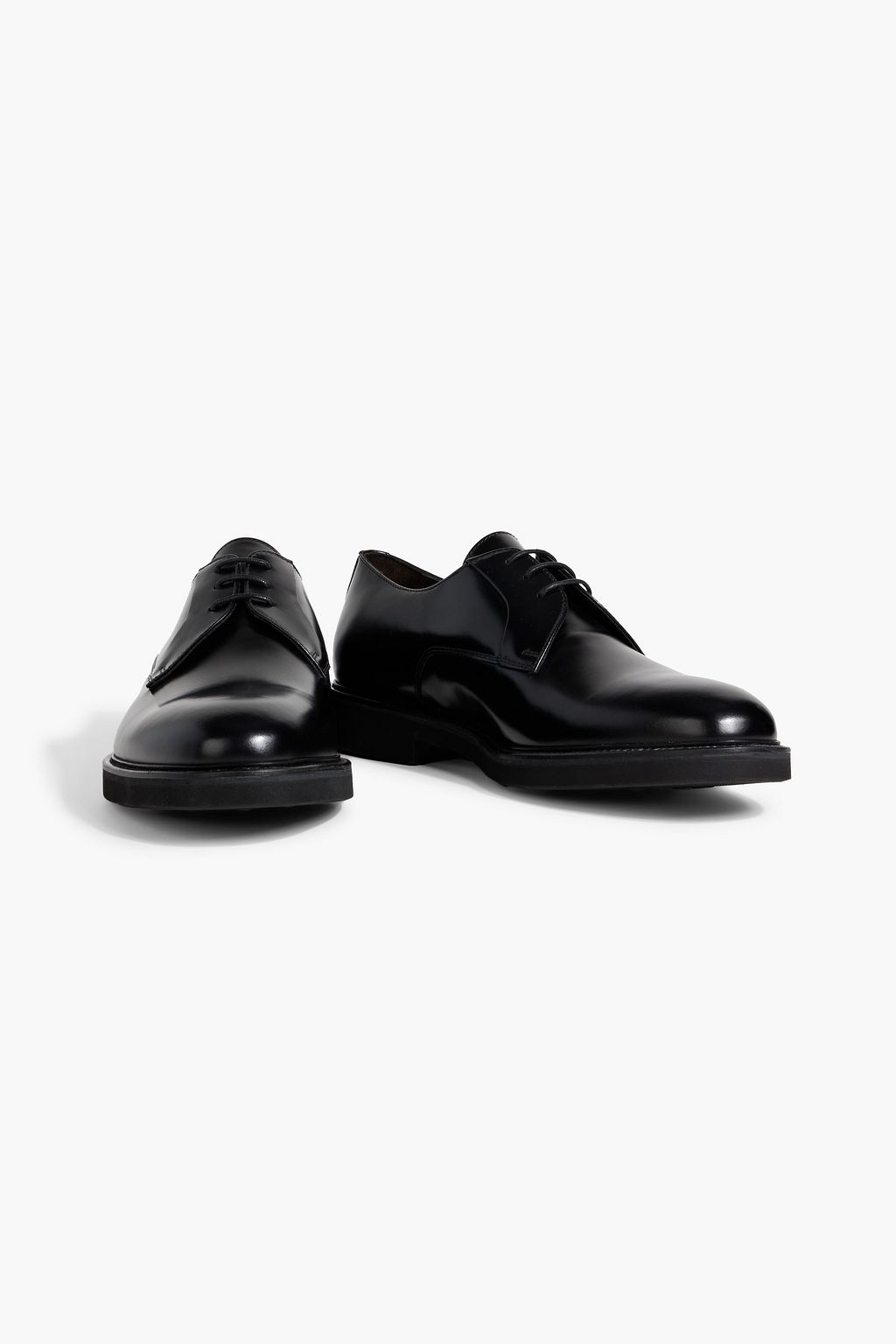 CANALI Glossed-leather derby shoes