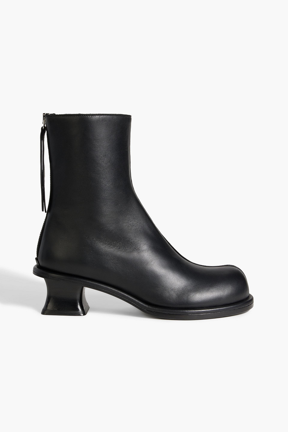 By Malene Birger Betzie Leather Ankle Boots In Black