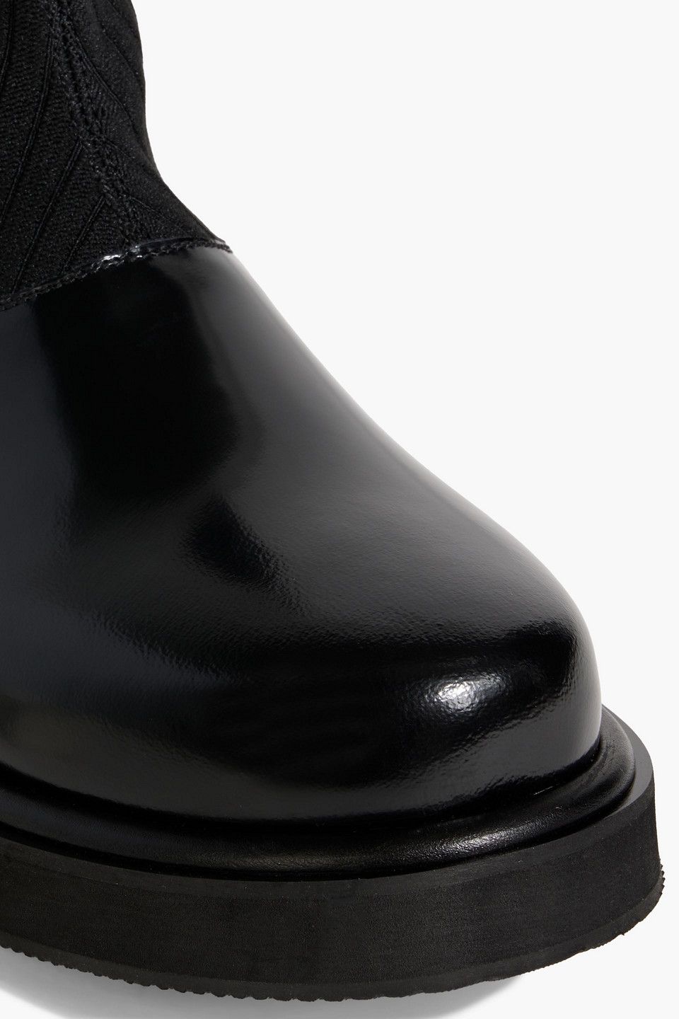 Shop By Malene Birger Chayla Patent-leather Ankle Boots In Black