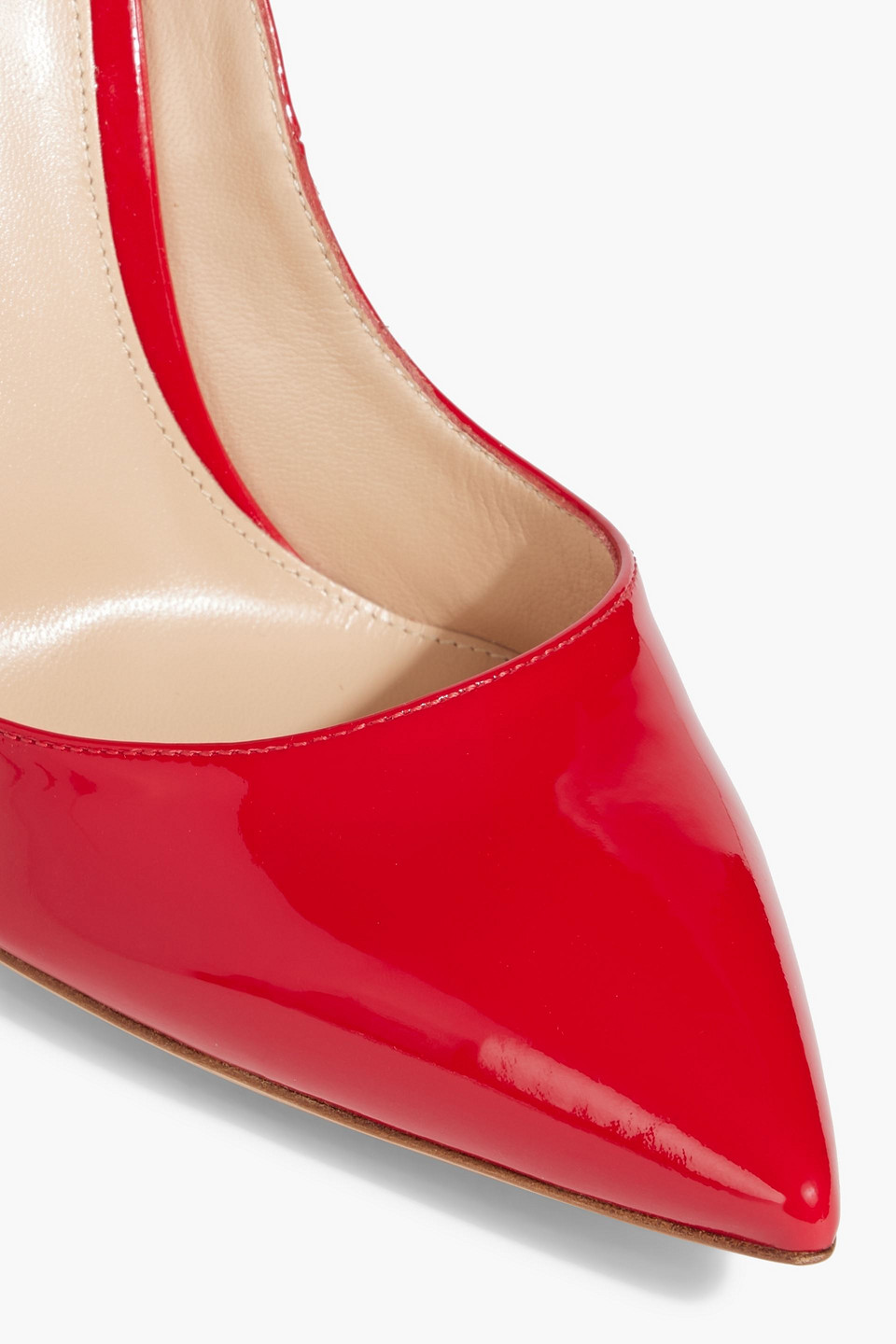 GIANVITO ROSSI VIVIAN PATENT-LEATHER PUMPS 