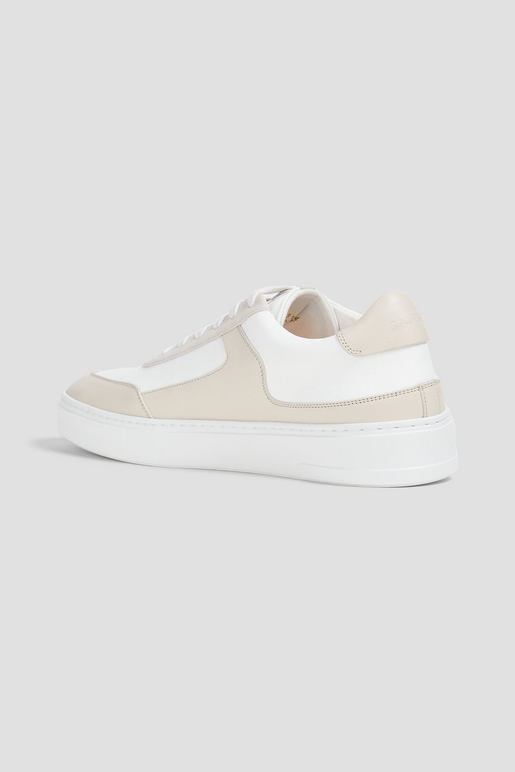 CANALI Two-tone leather sneakers