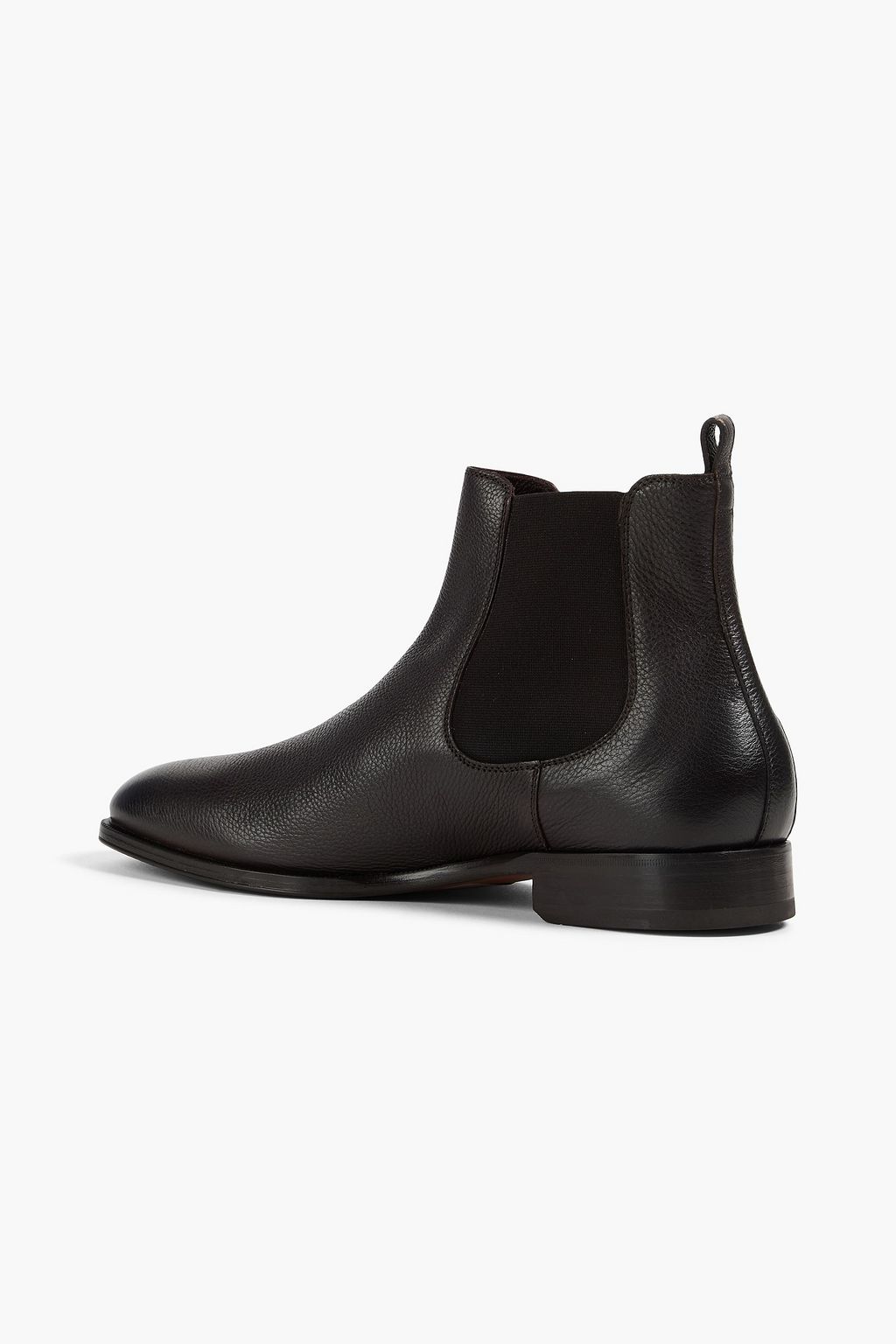 CANALI Pebbled-leather Chelsea boots