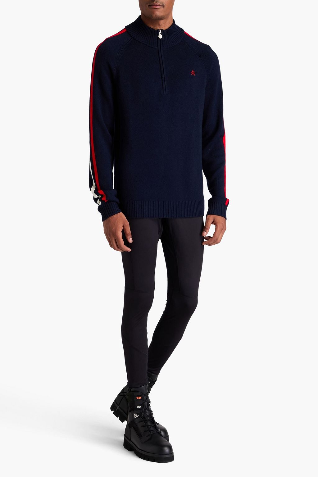 PERFECT MOMENT LA Tour IV merino wool half-zip sweater