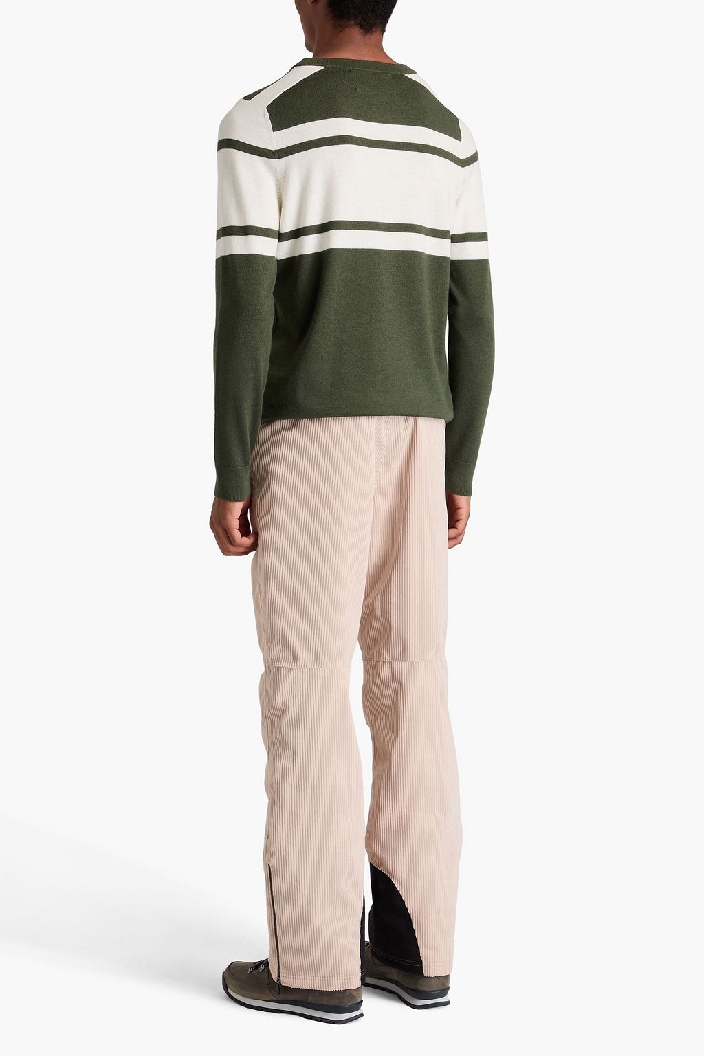 PERFECT MOMENT Intarsia merino wool sweater