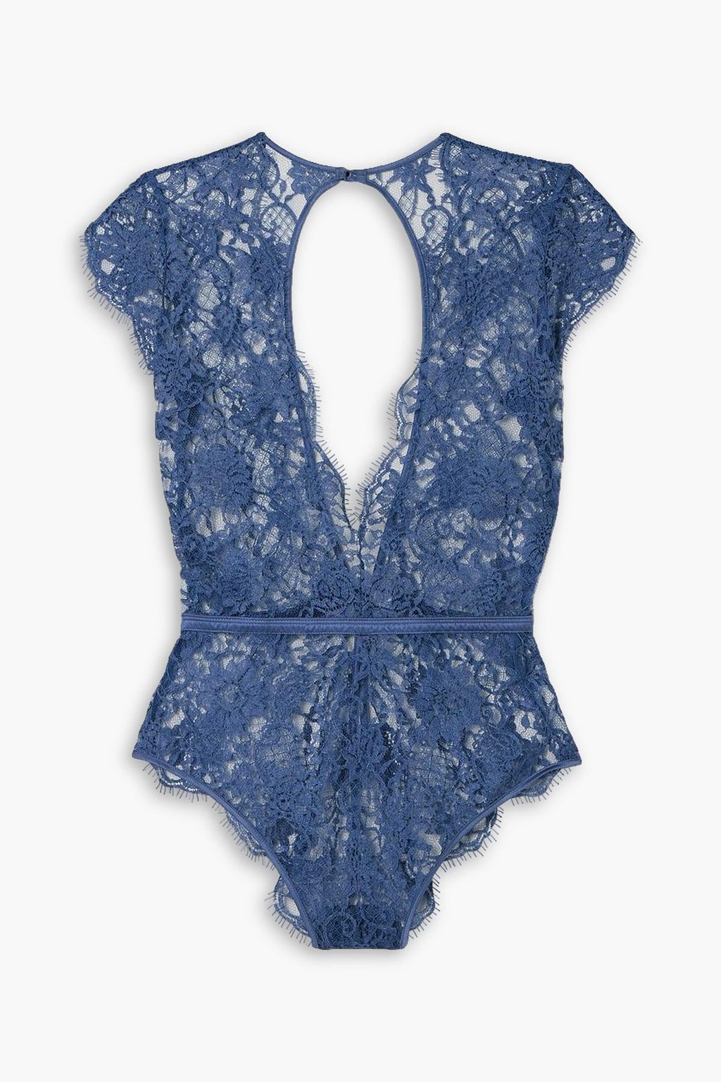 Navy blue lace bodysuit hotsell