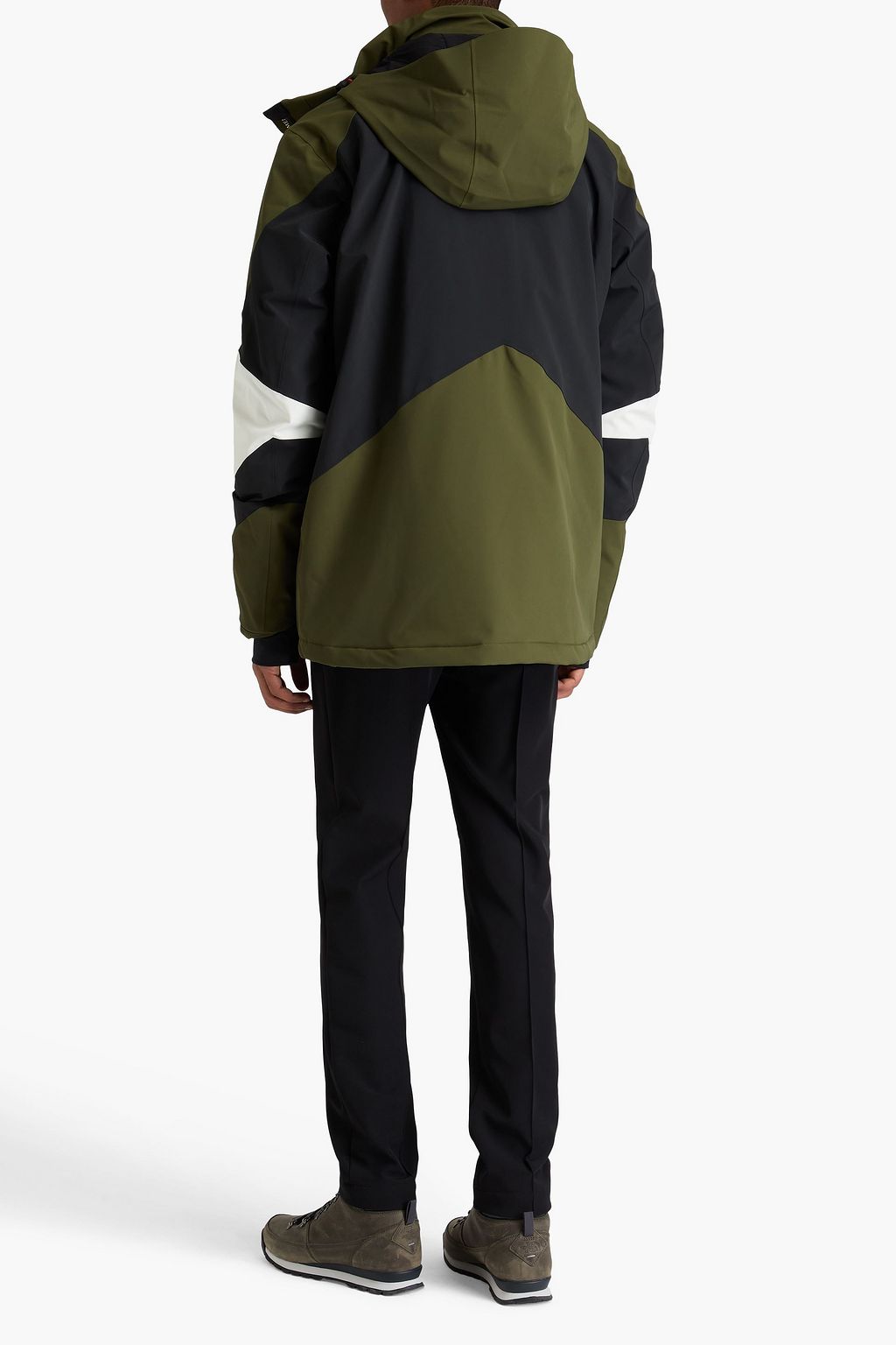 PERFECT MOMENT Color-block shell jacket