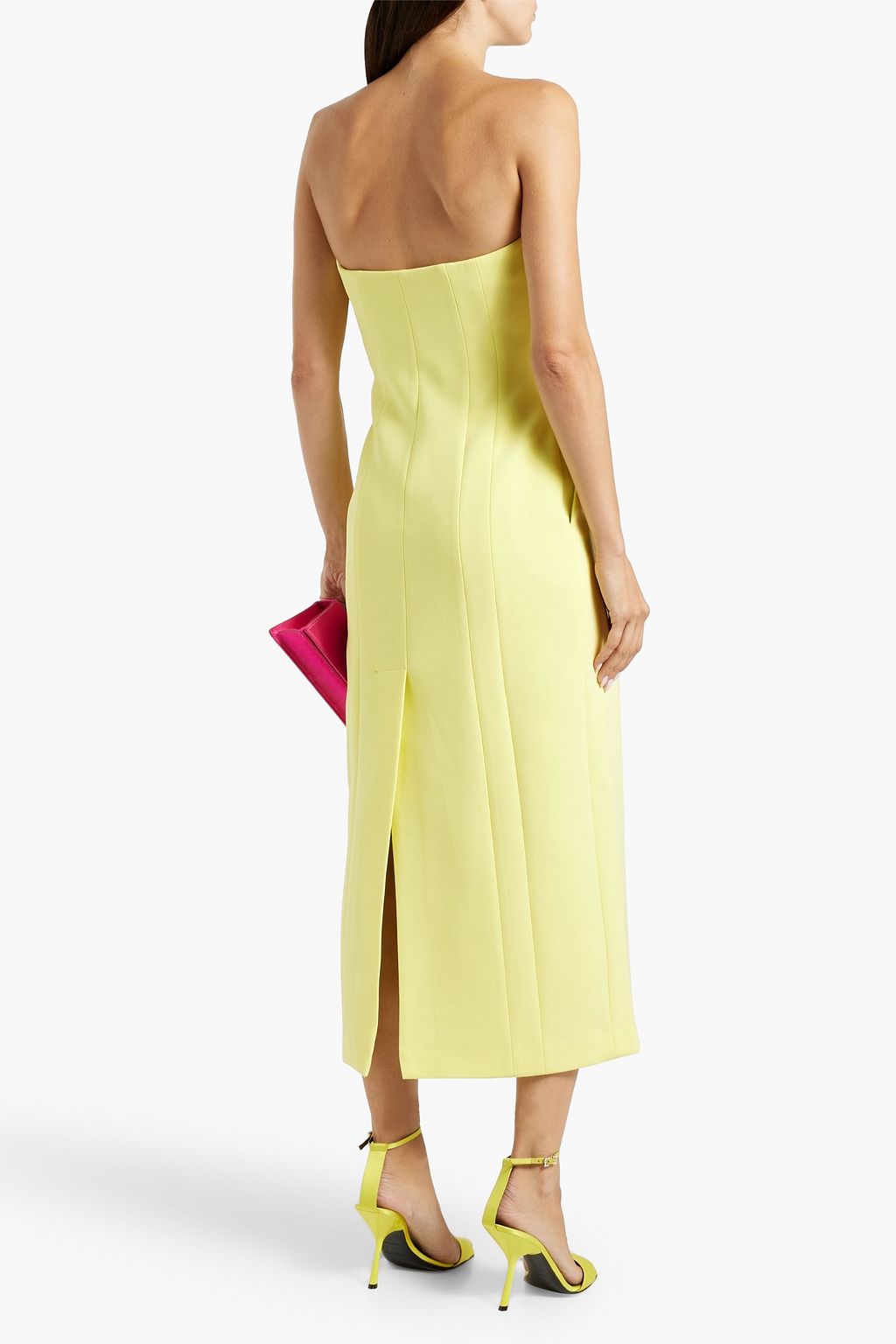 A.L.C. Elizabeth strapless cady midi dress