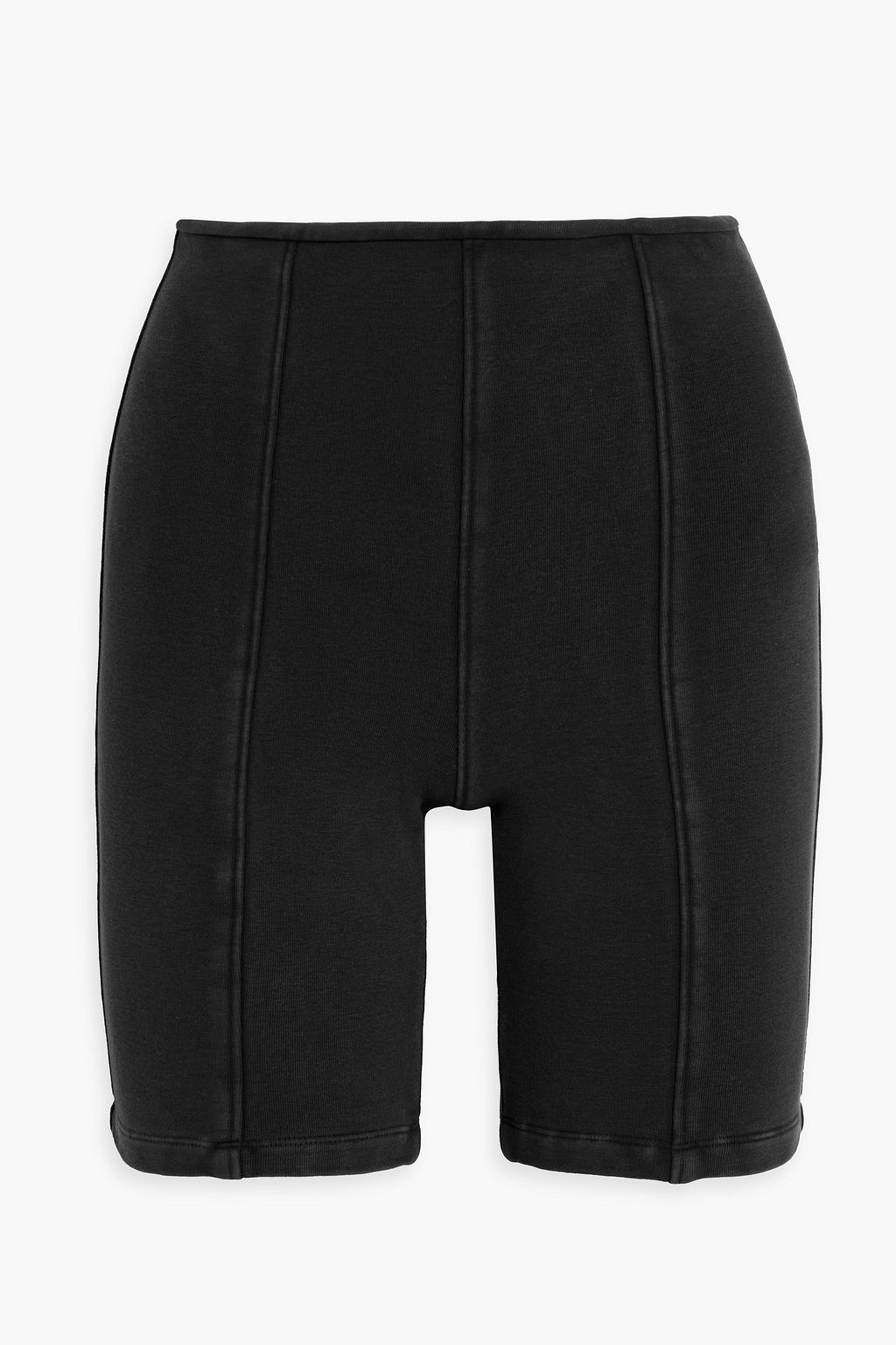 ALEXANDER WANG Crystal-embellished striped cotton-poplin