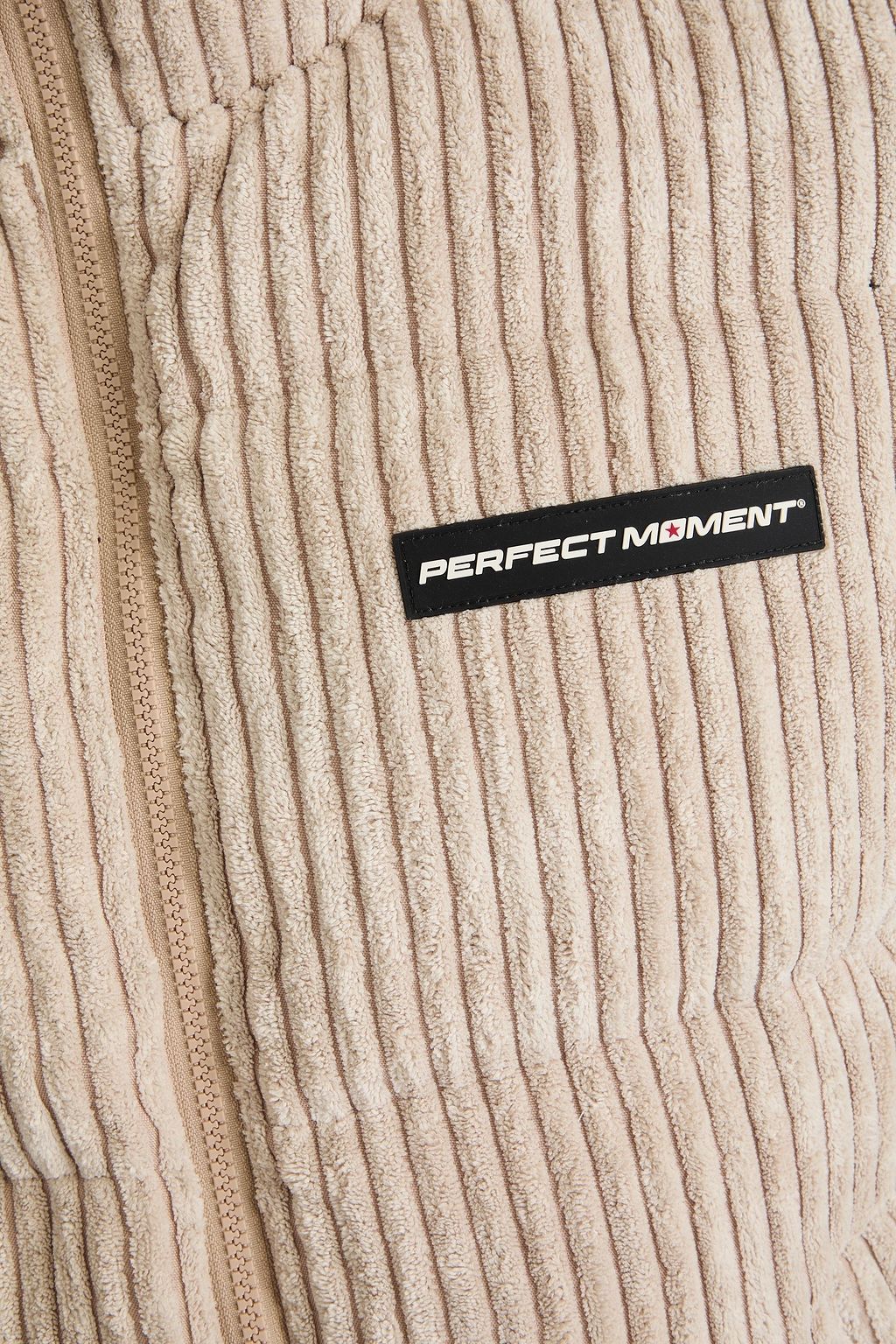 PERFECT MOMENT Samson quilted corduroy down jacket
