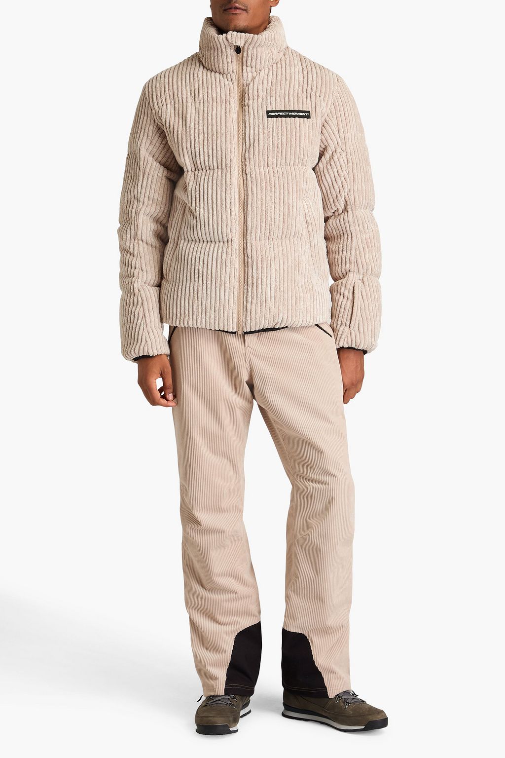 PERFECT MOMENT Samson quilted corduroy down jacket