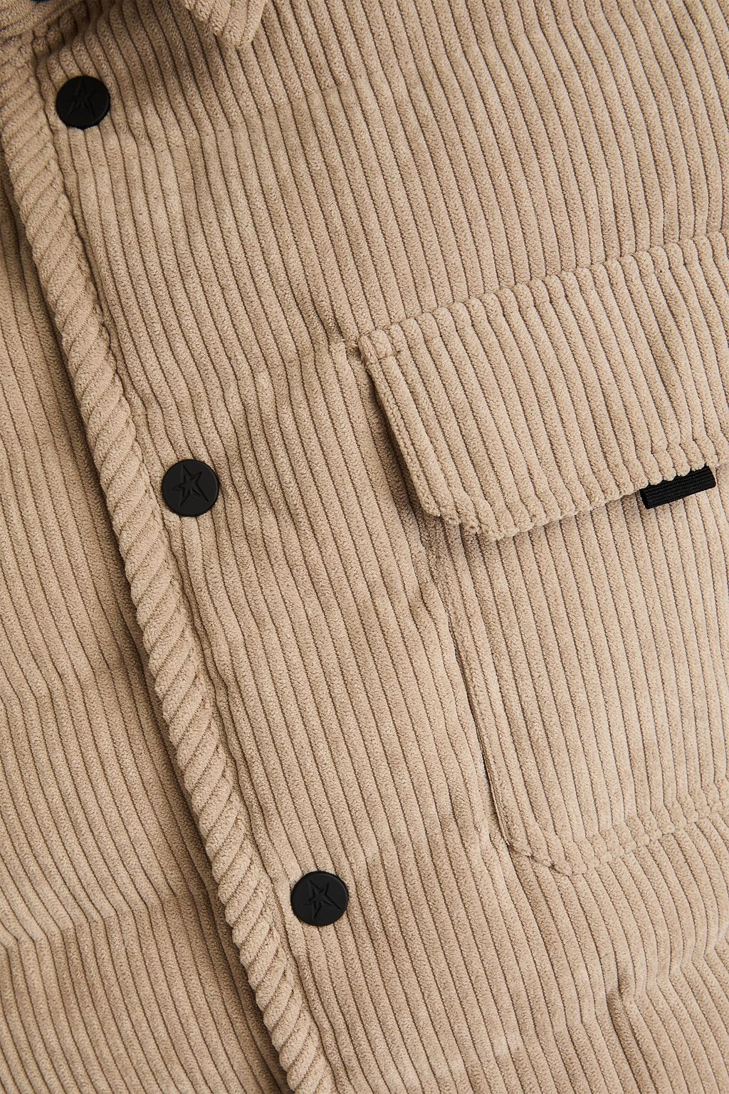 PERFECT MOMENT Quilted corduroy down jacket