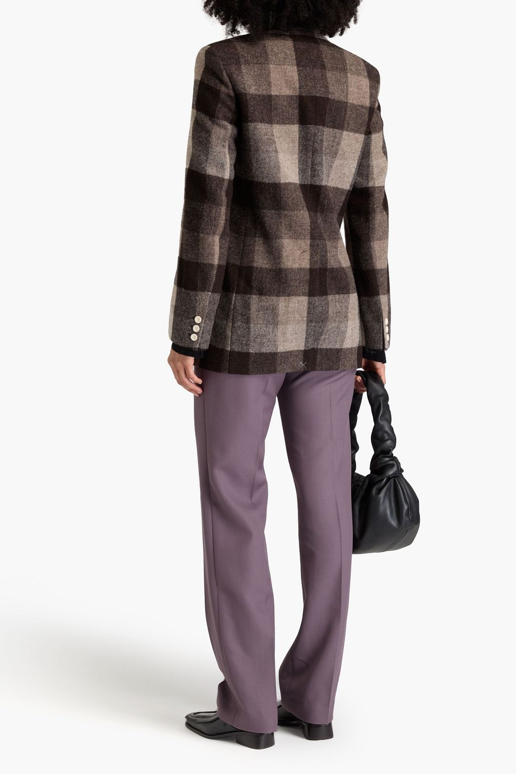 ACNE STUDIOS بليزر من الصوف بنقشة مربعات