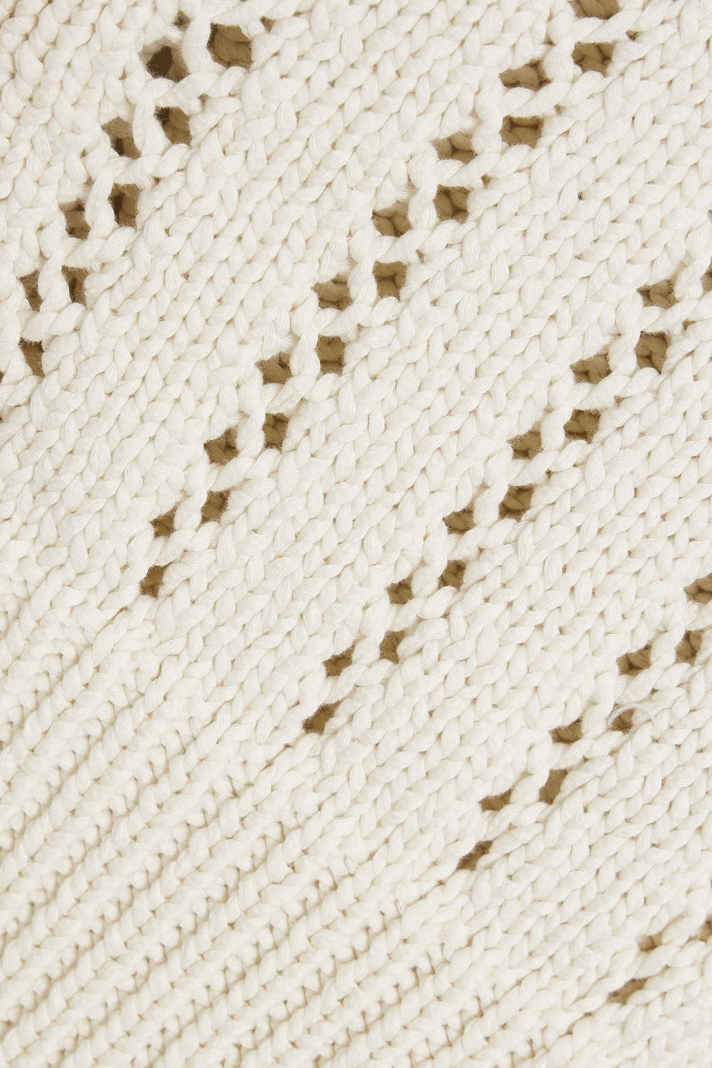 A.L.C. Drew pointelle-knit cotton cardigan