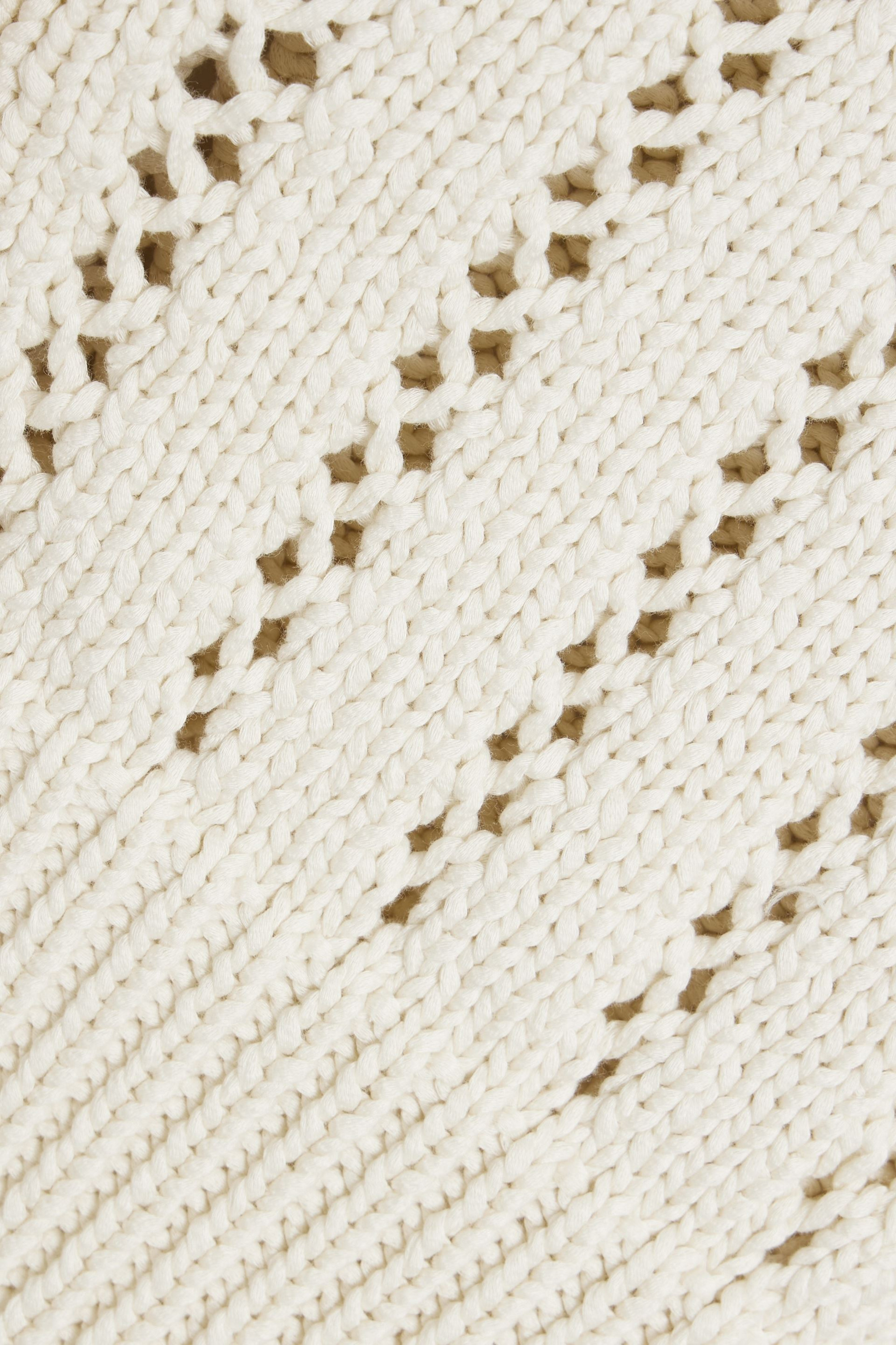 A.L.C. Drew pointelle-knit cotton cardigan thumbnail