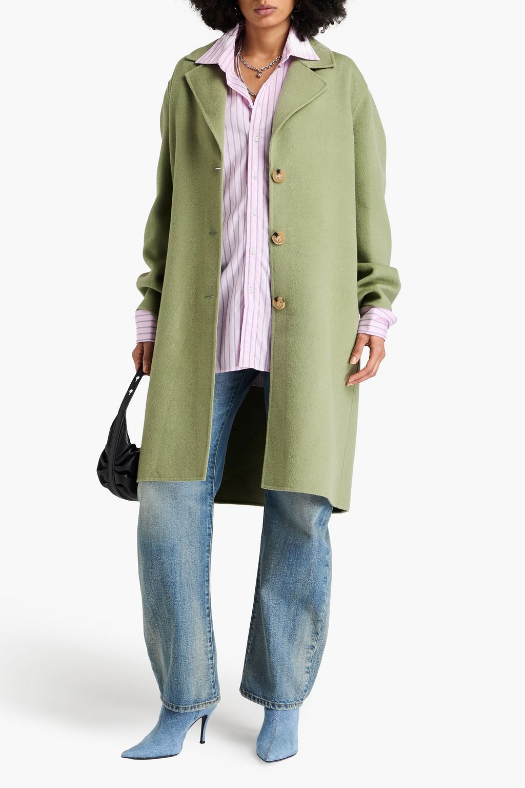 ACNE STUDIOS معطف من اللبّاد والصوف
