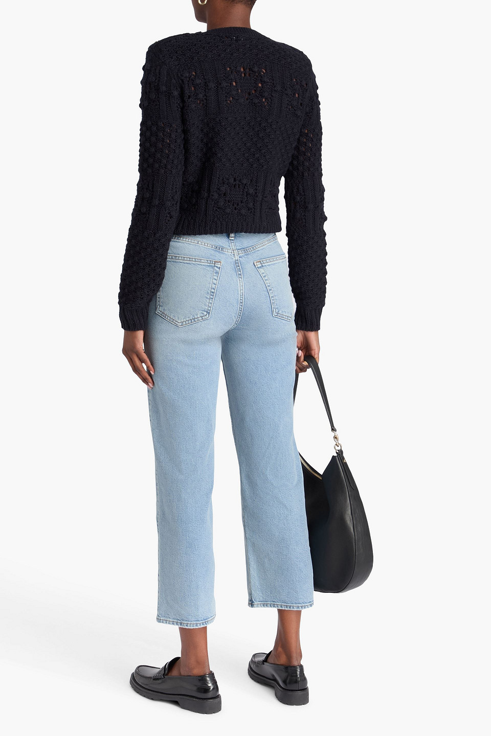 Frame The Wide High High-rise Wide-leg Jeans In Blue