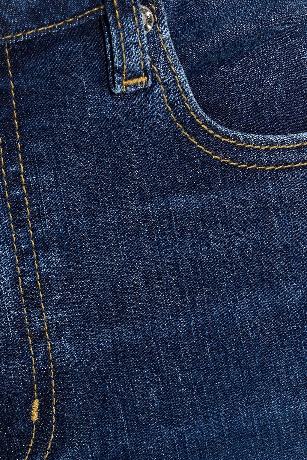 FRAME The Pencil high-rise slim-leg jeans