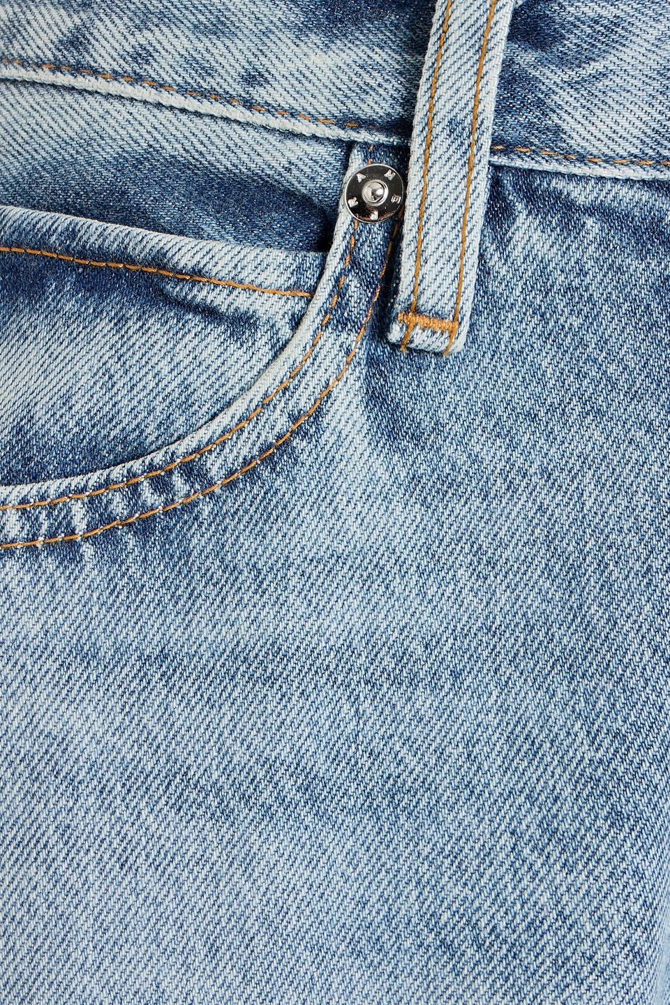 Frame The Vertical High-rise Straight-leg Jeans In Blue