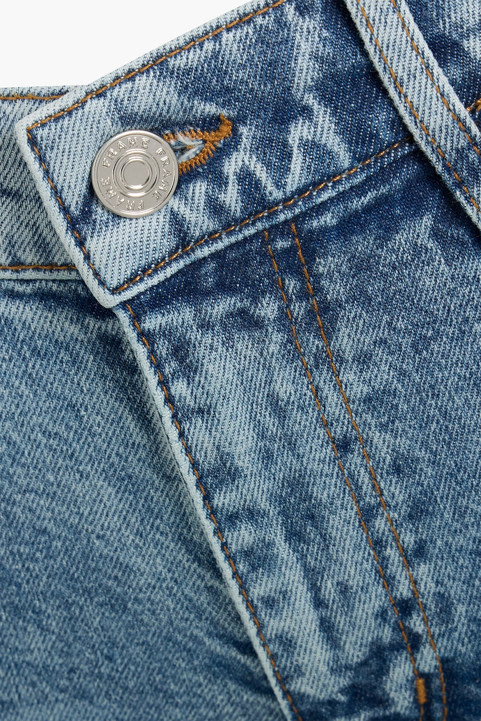 Frame The Borrowed Faded Boyfriend Jeans In Blue