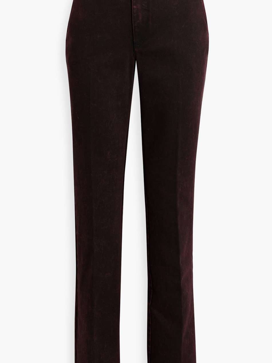 high-rise flared jeans