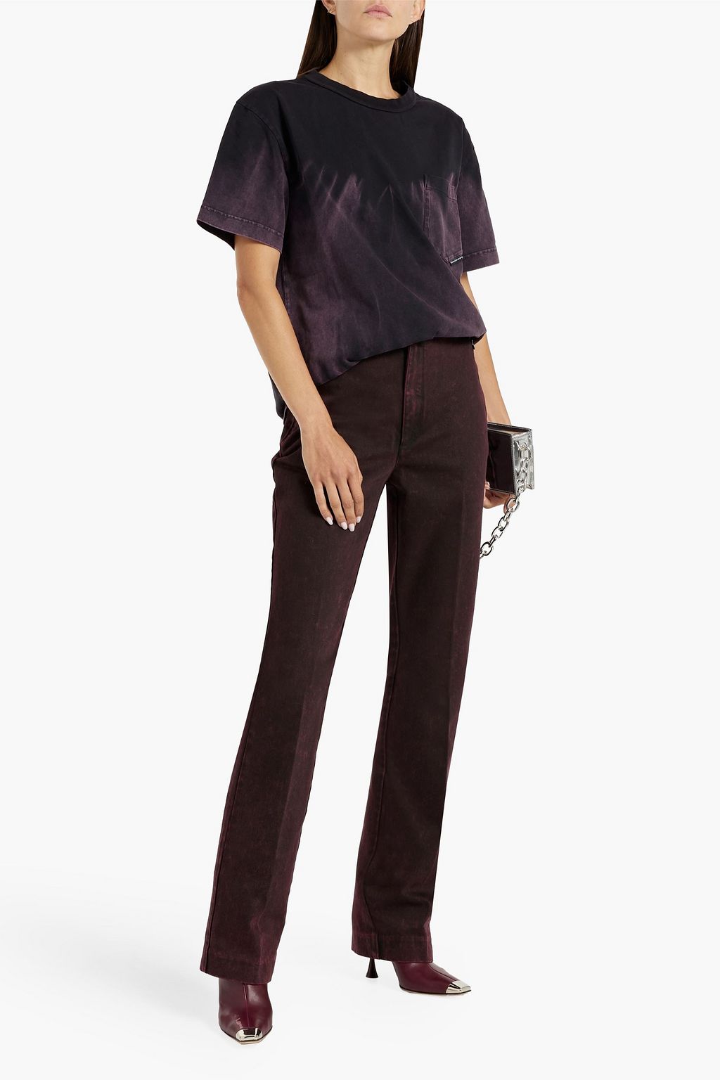ALEXANDER WANG High-rise flared jeans