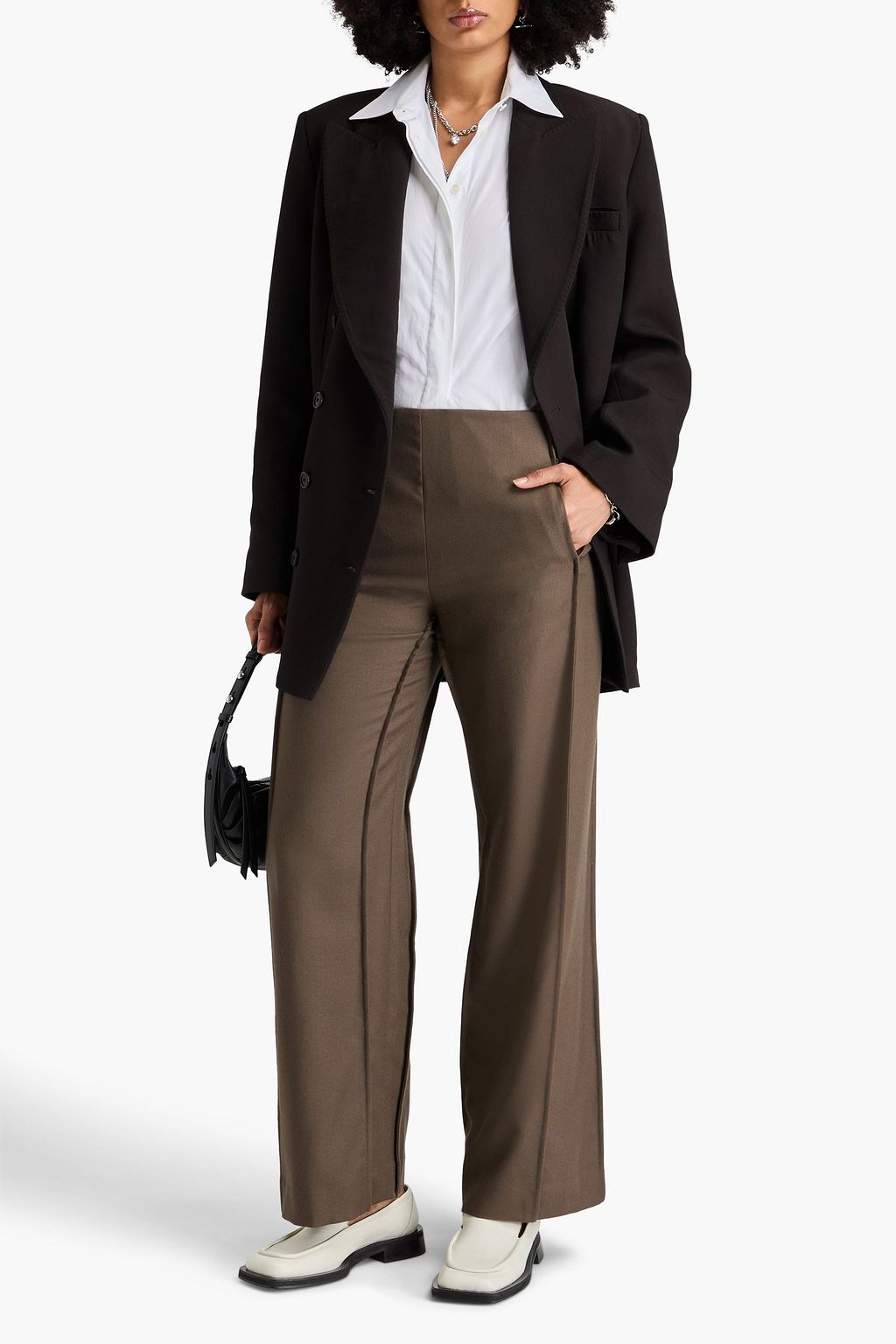 ACNE STUDIOS 울 트윌 스트레이트 레그 팬츠