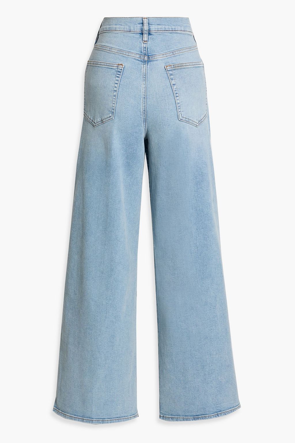 FRAME Le Slim Palazzo high-rise wide-leg jeans