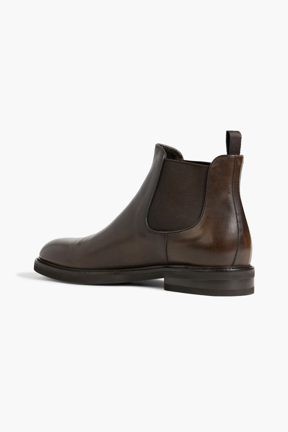  Canali - Leather Chelsea Boots - Braun - Eu 44 