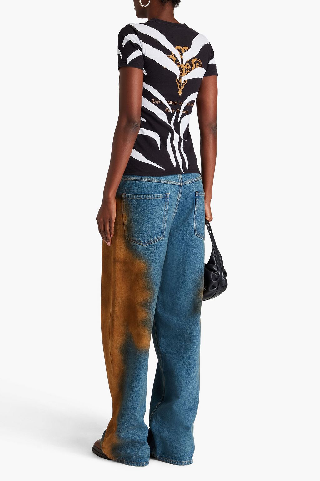 CONNER IVES Printed cotton-jersey T-shirt