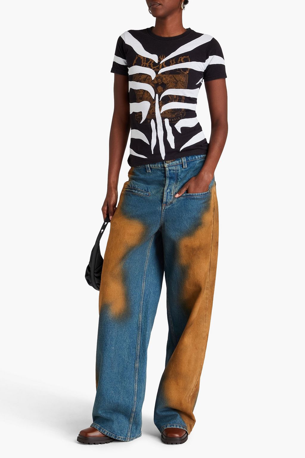 CONNER IVES Printed cotton-jersey T-shirt
