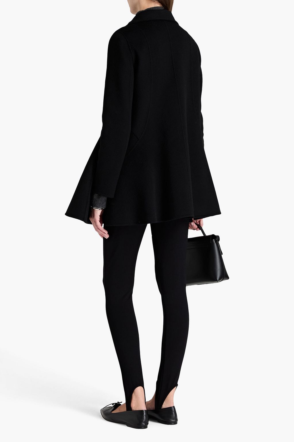 EMPORIO ARMANI Mantel aus Kaschmirfilz