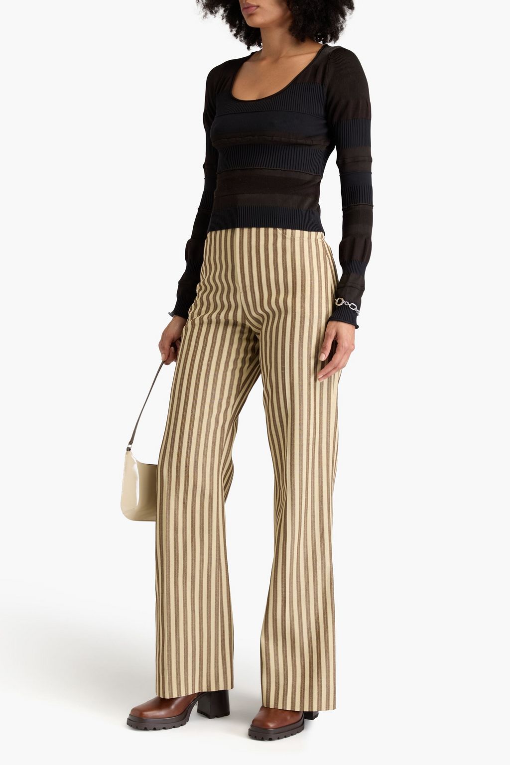 ACNE STUDIOS بلوزة مصنوعة من نسيج الجاكار