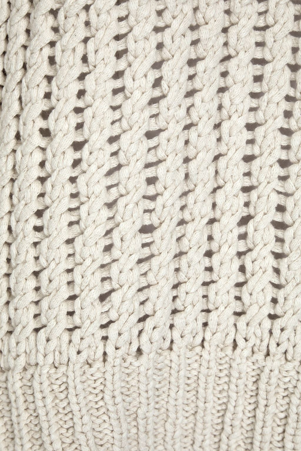 ACNE STUDIOS كنزة رياضية من القطن بحبكة كروشيه