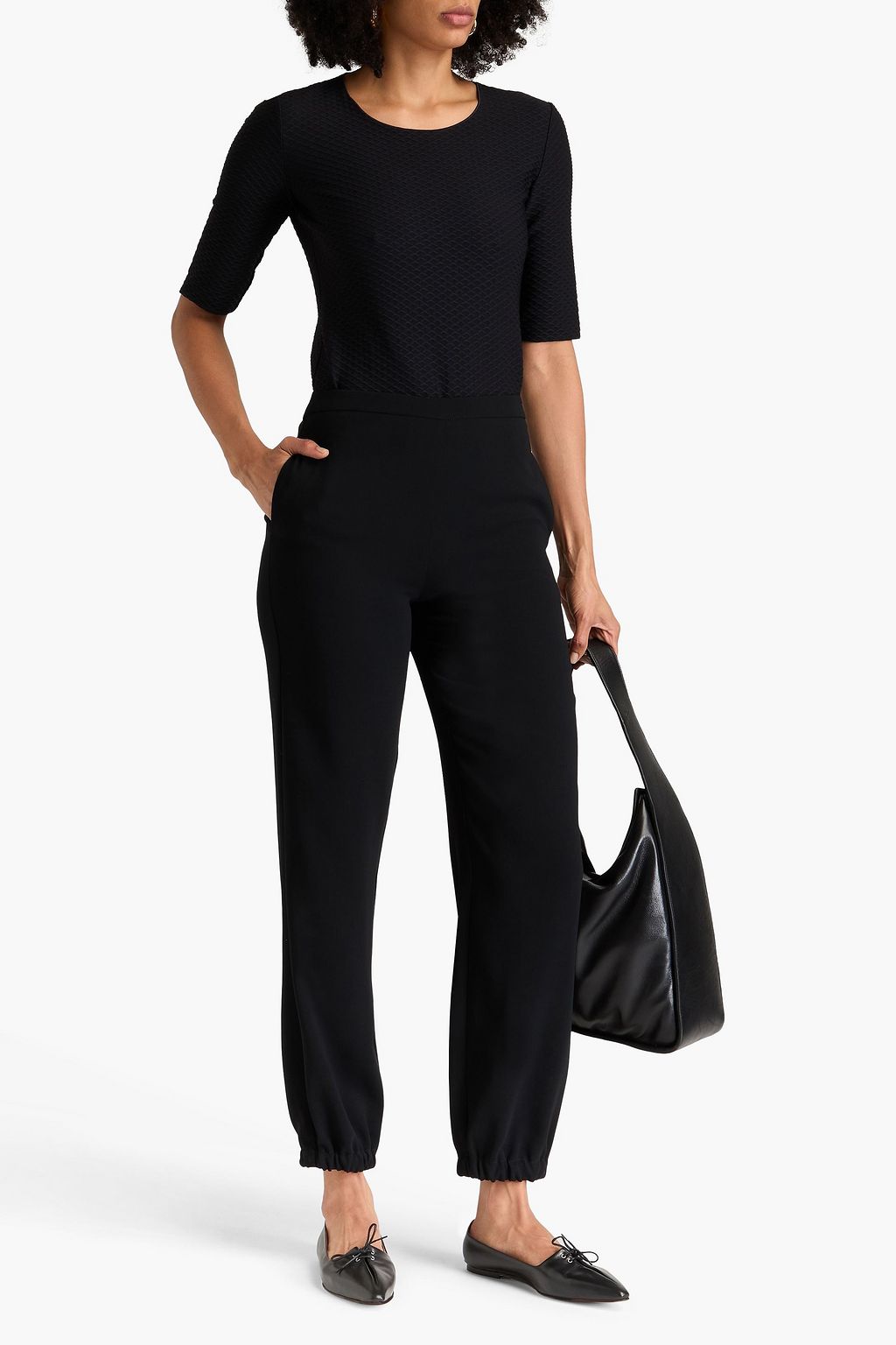 EMPORIO ARMANI 크레이프 카고 팬츠
