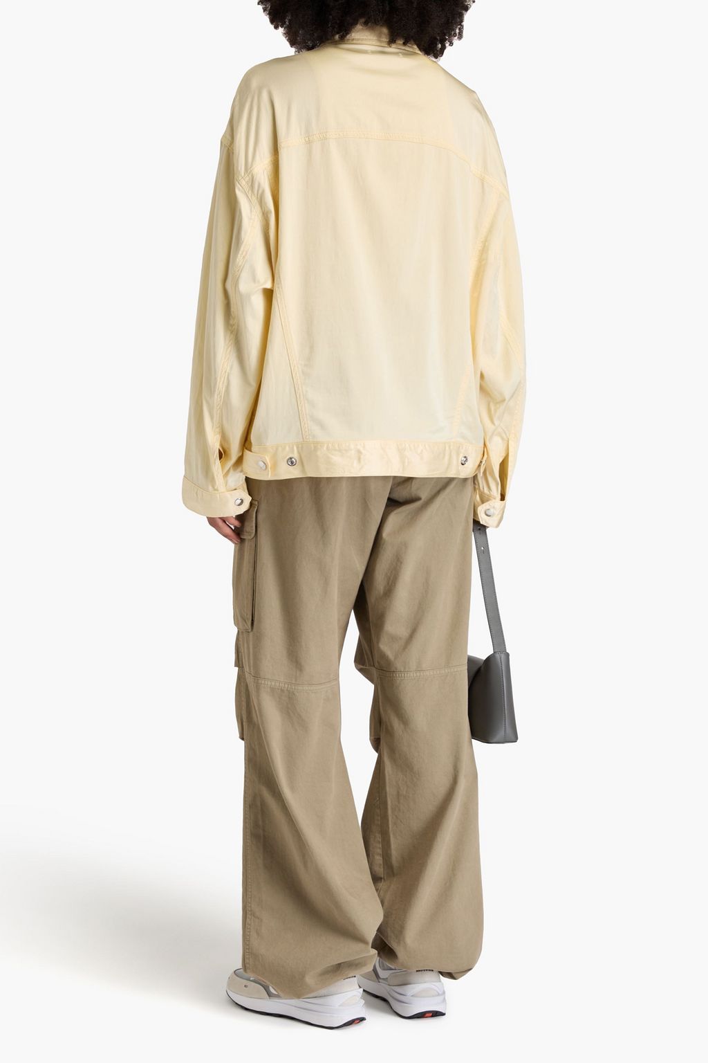 ACNE STUDIOS جاكيت مصنوع من ساتان تويل