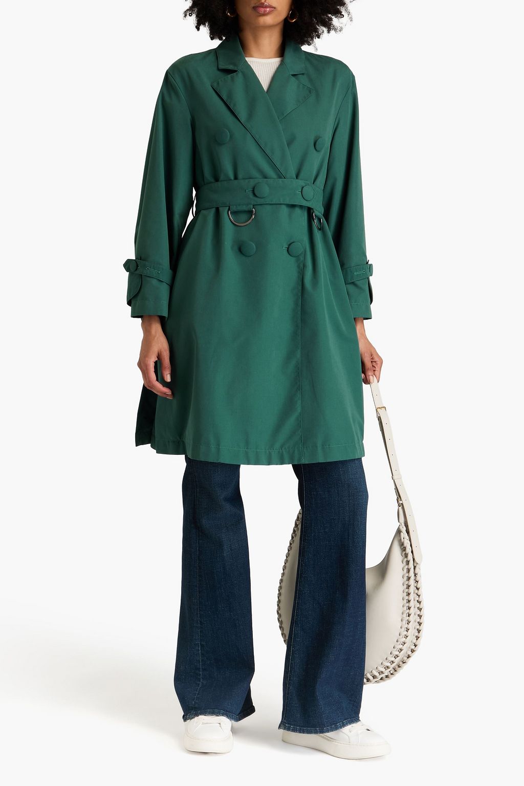 EMPORIO ARMANI Gabardine trench coat