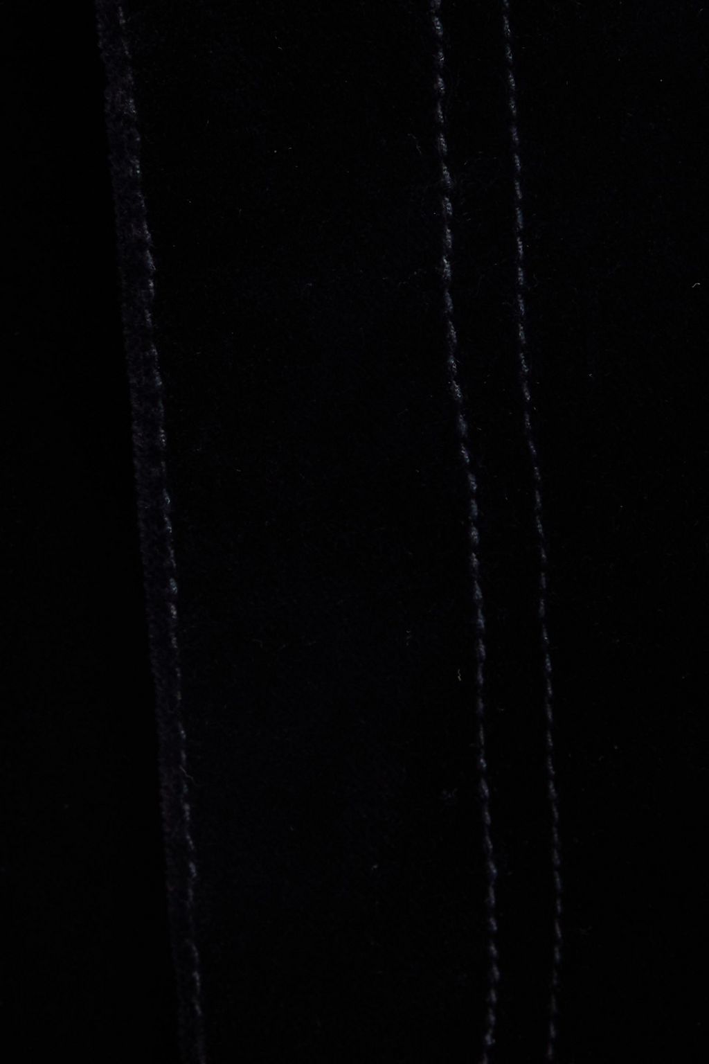 EMPORIO ARMANI コットンベルベット ストレートレッグパンツ