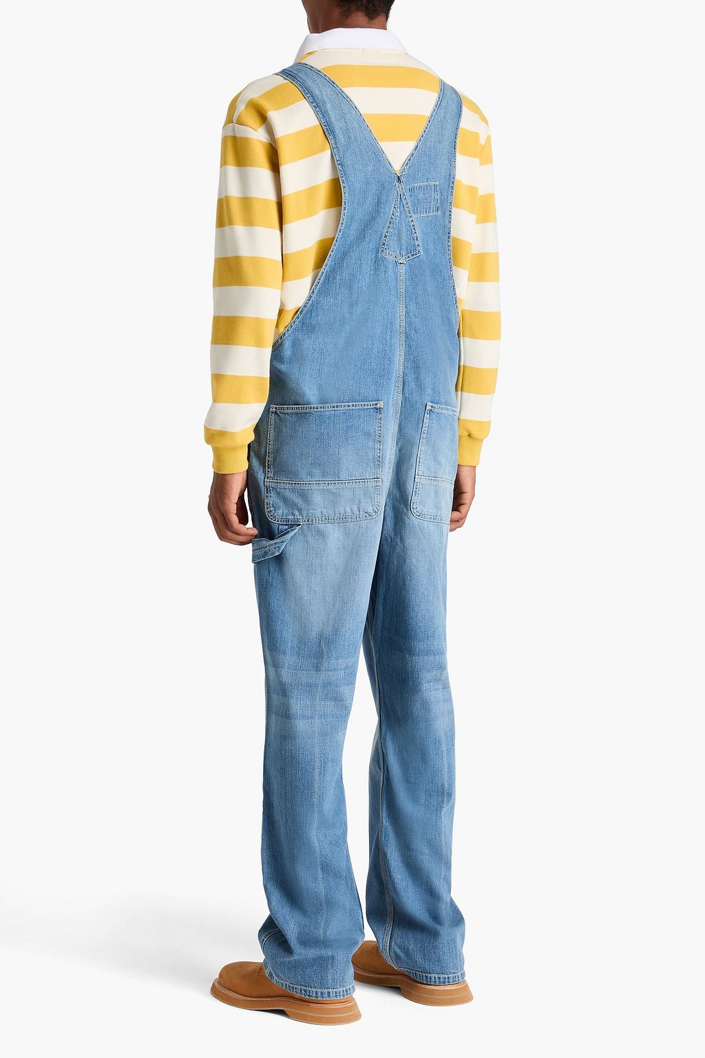 ACNE STUDIOS أوفرول من الدنيم بلون باهت