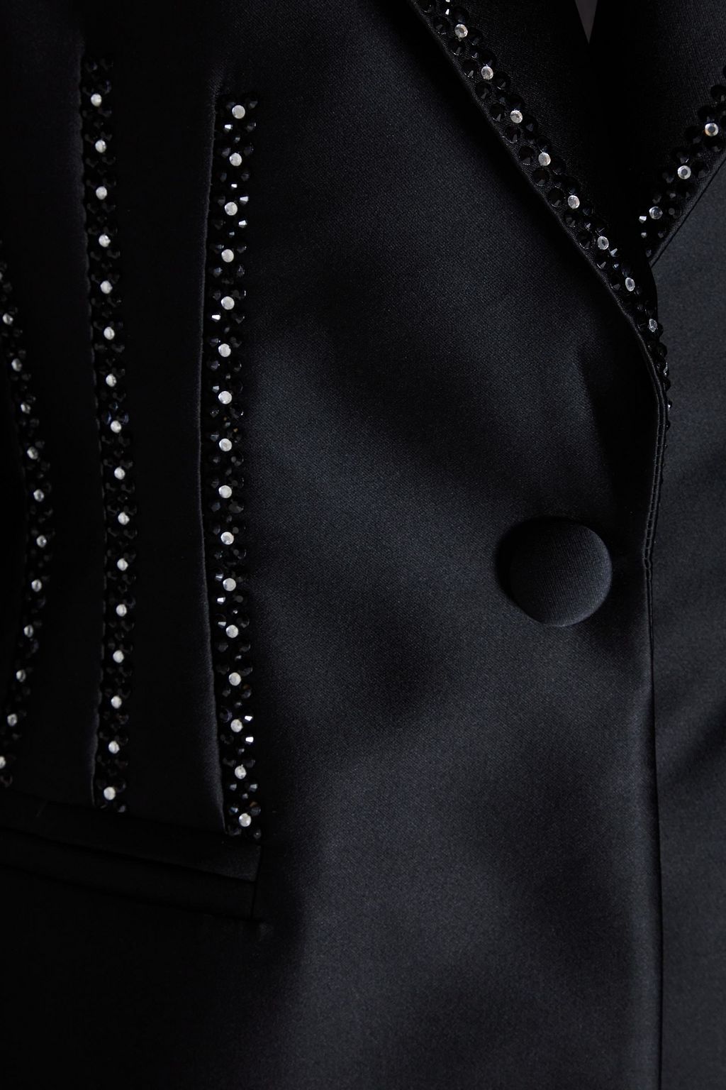 EMPORIO ARMANI 장식 디테일 새틴 블레이저