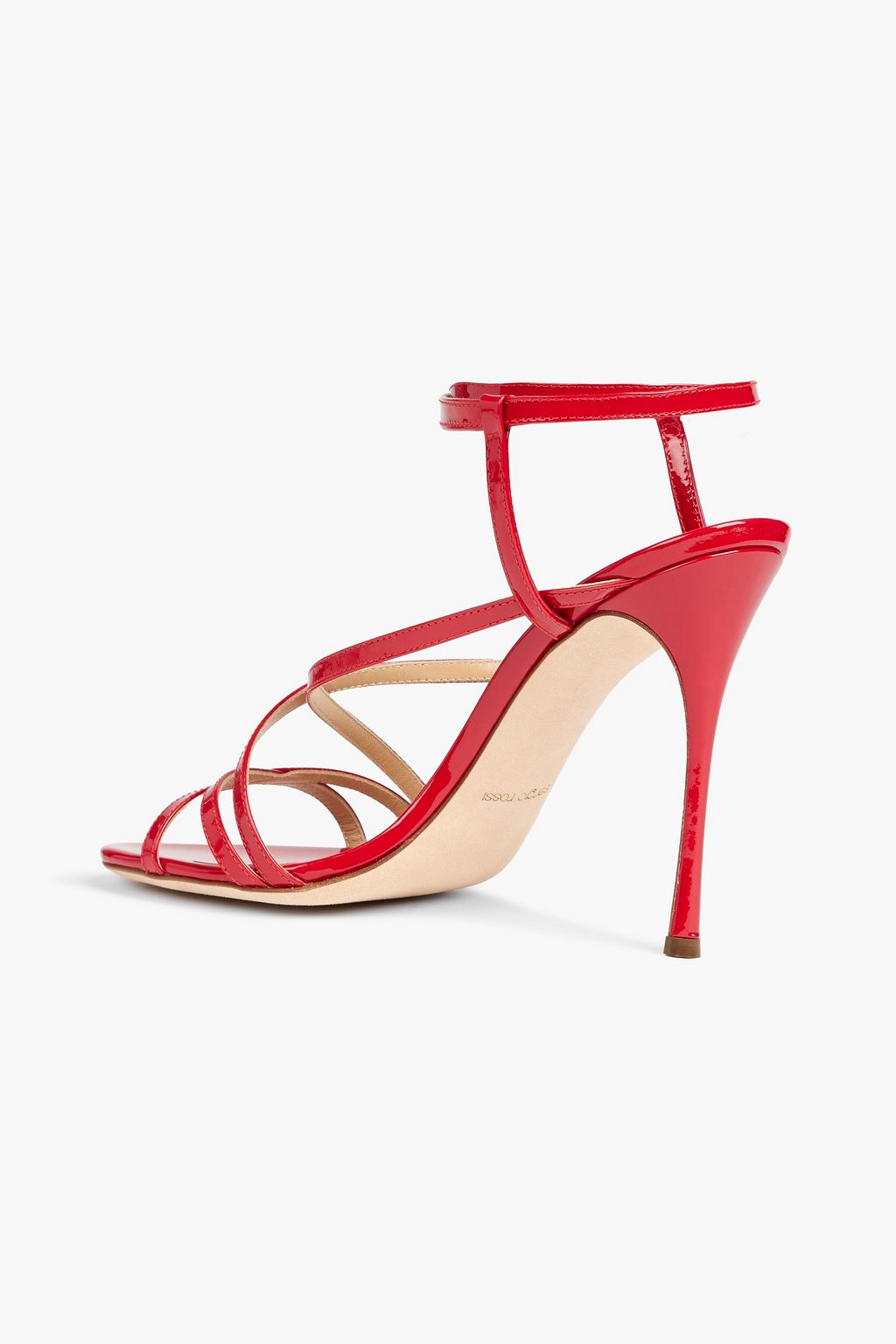 SERGIO ROSSI Bon Ton 105 patent-leather sandals