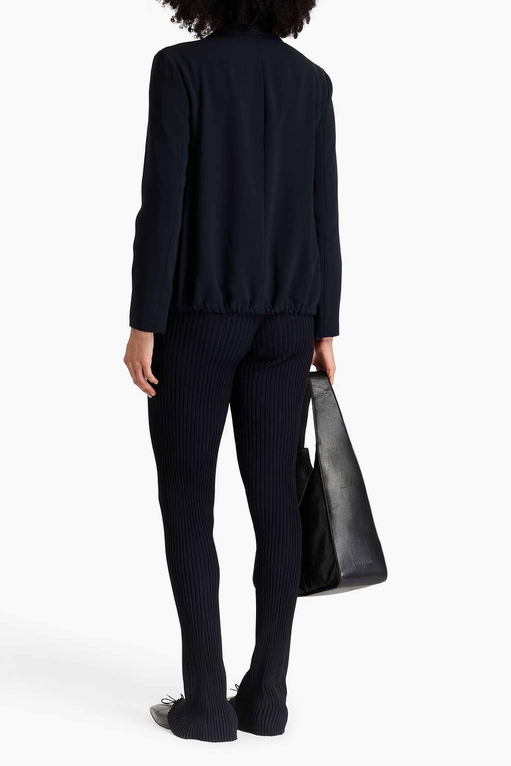 EMPORIO ARMANI 크레이프 블레이저