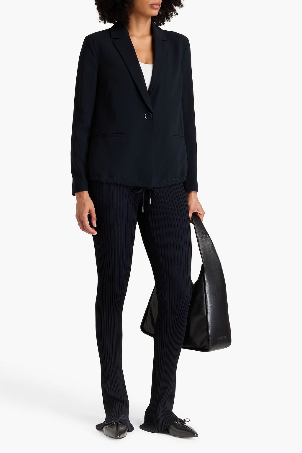 EMPORIO ARMANI 크레이프 블레이저