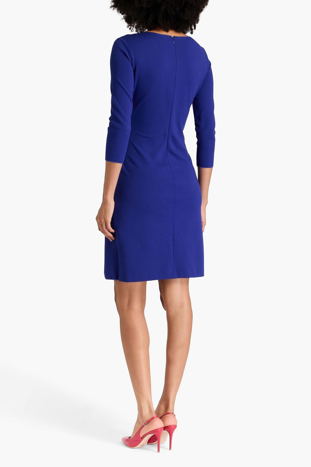 EMPORIO ARMANI Draped knitted dress